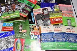 FOOTBALL PROGRAMMES, CUP FINALS, comprising nineteen FA Cup Finals, ten Community/Charity Shield