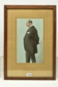 SIR LESLIE WARD - SPY ( 1851-1922) 'CAPTAIN CONWAY SEYMOUR' a three-quarter length left profile