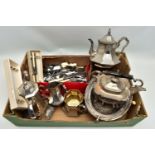 A 'SKINNER & CO' TEA AND COFFEE SET, comprising of an octagonal form tea pot, coffee pot, milk jug