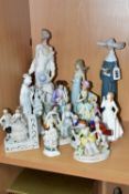 A GROUP OF FIGURINES, to include Lladro 5500 'Prayerful Moment', sculpted by Jose Puche, issued