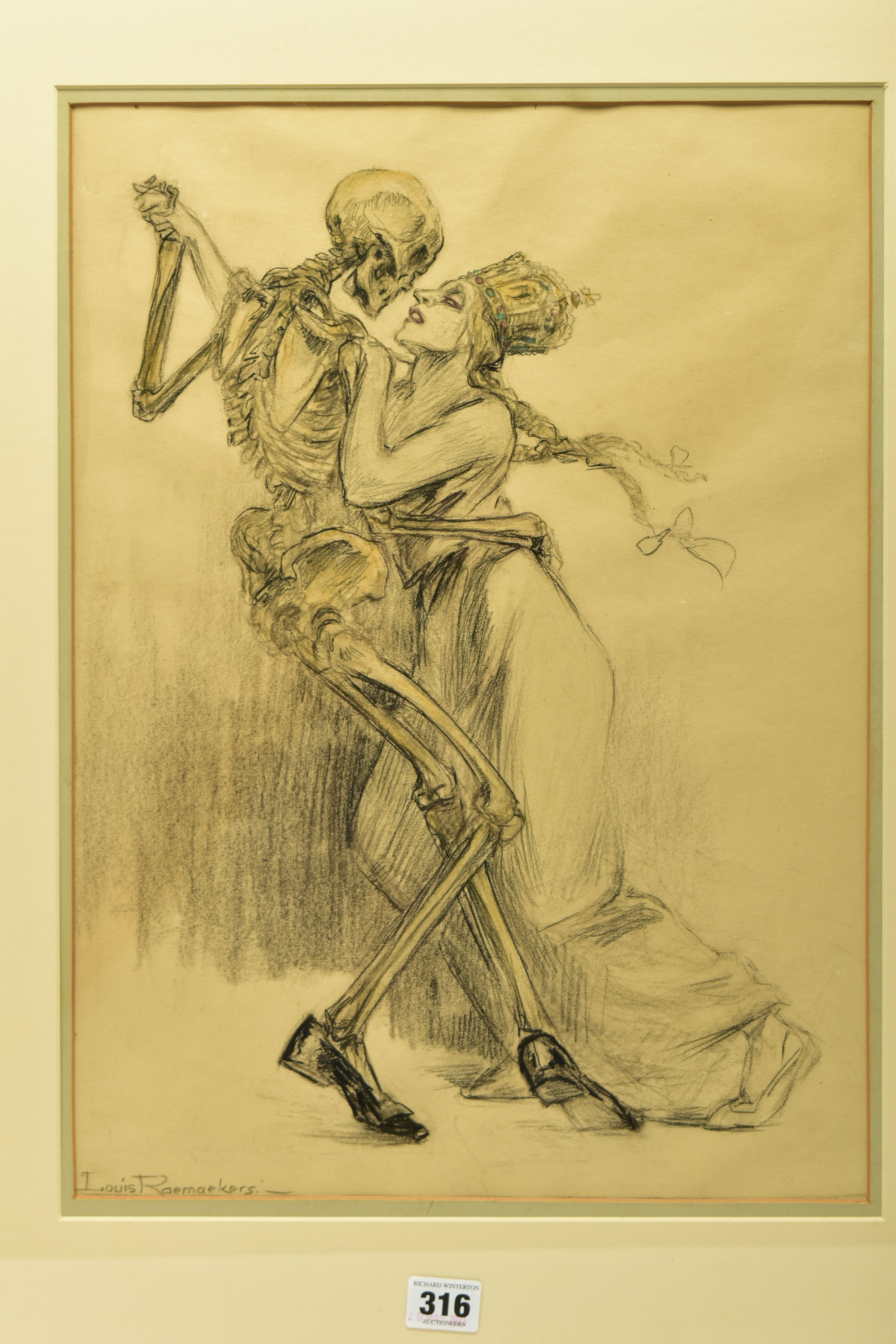 LOUIS RAEMAEKERS (DUTCH 1869-1956) 'The German Tango (‘From East to West and West to East I Dance - Image 2 of 4