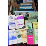 ONE BOX OF RAILWAY BOOKS AND BOOKLETS thirty-four titles to include The Story of the Cambrian by C.