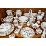 A COLLECTION OF HAMMERSLEY CHINA, over thirty pieces, in patterns including Dresden Sprays, Lady