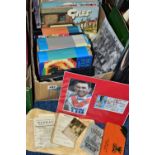 EPHEMERA, one box containing three 'Harry Potter' hardback titles, fourteen 'Giles' books, a Musical
