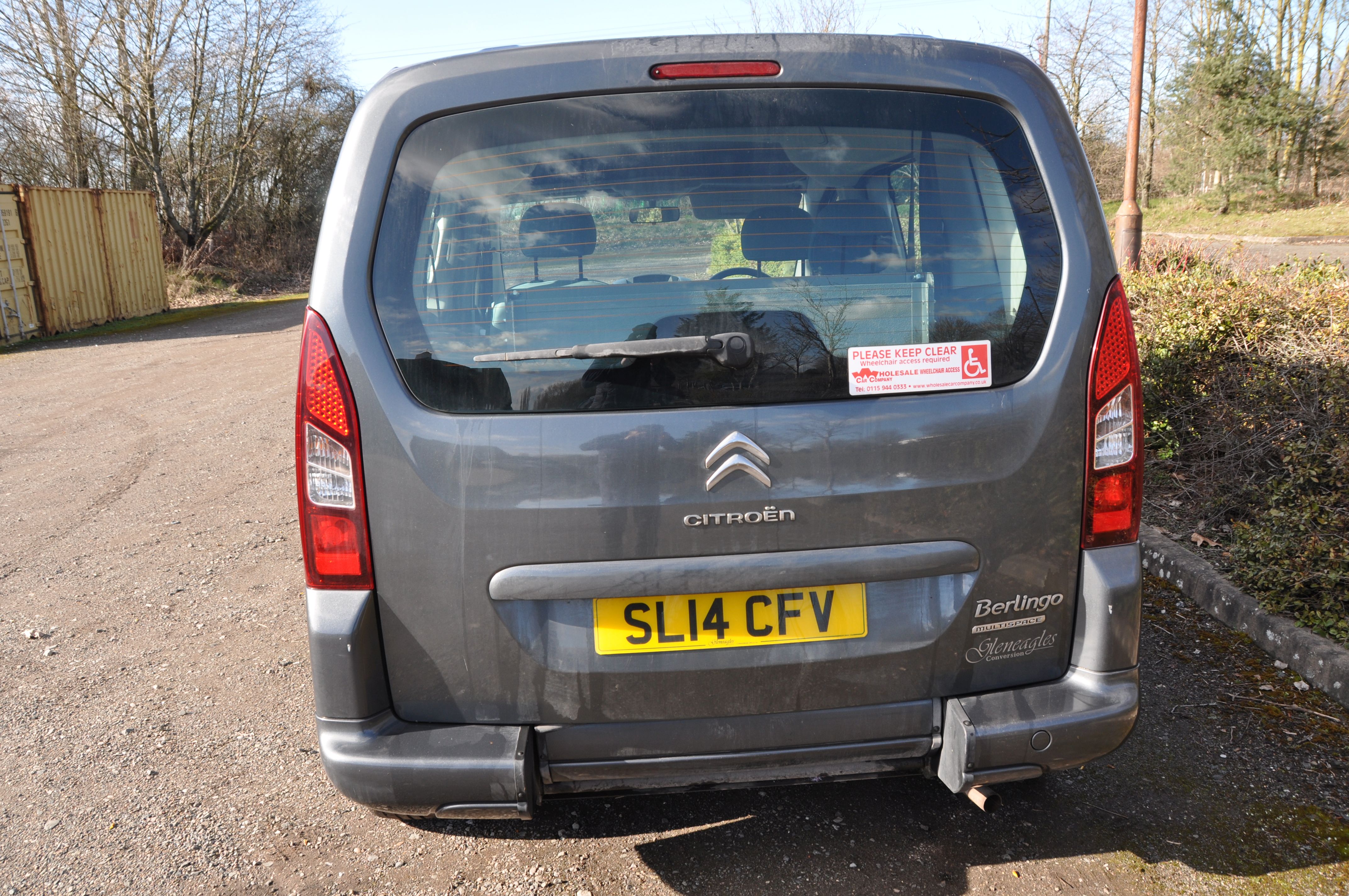 A 2014 CITROEN BERLINGO MULTISPACE GLENEAGLES CONVERSION in grey with two front and one rear seat - Image 5 of 11