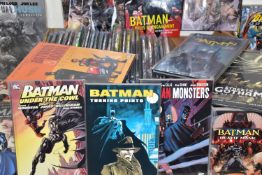 COLLECTION OF BATMAN SEALED HARDCOVER COMICS, approximately 40 hardcover Batman books (mostly