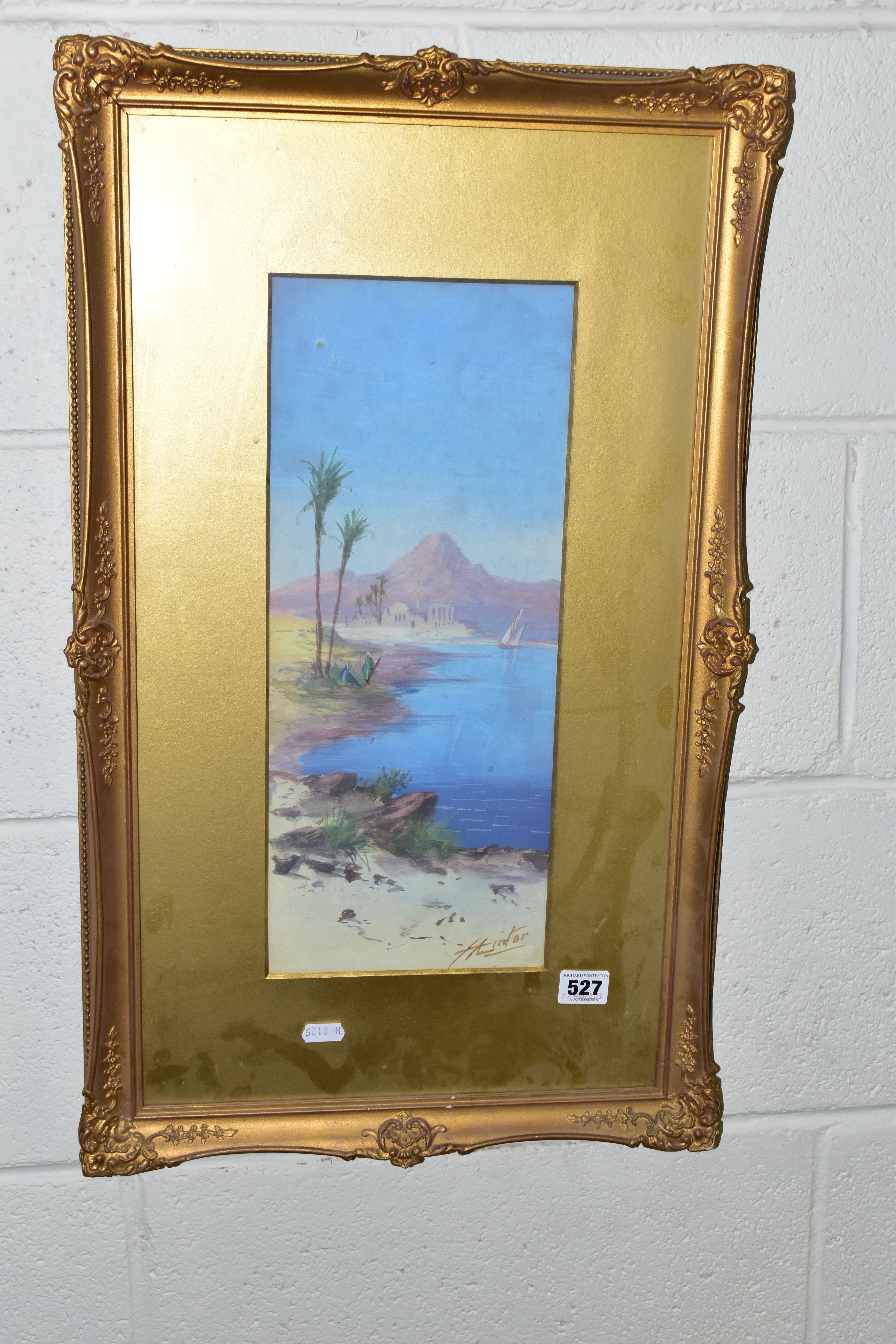 H. A. LINTON (19TH /20TH CENTURY) A PAIR OF MIDDLE EASTERN COASTAL LANDSCAPES, signed bottom left