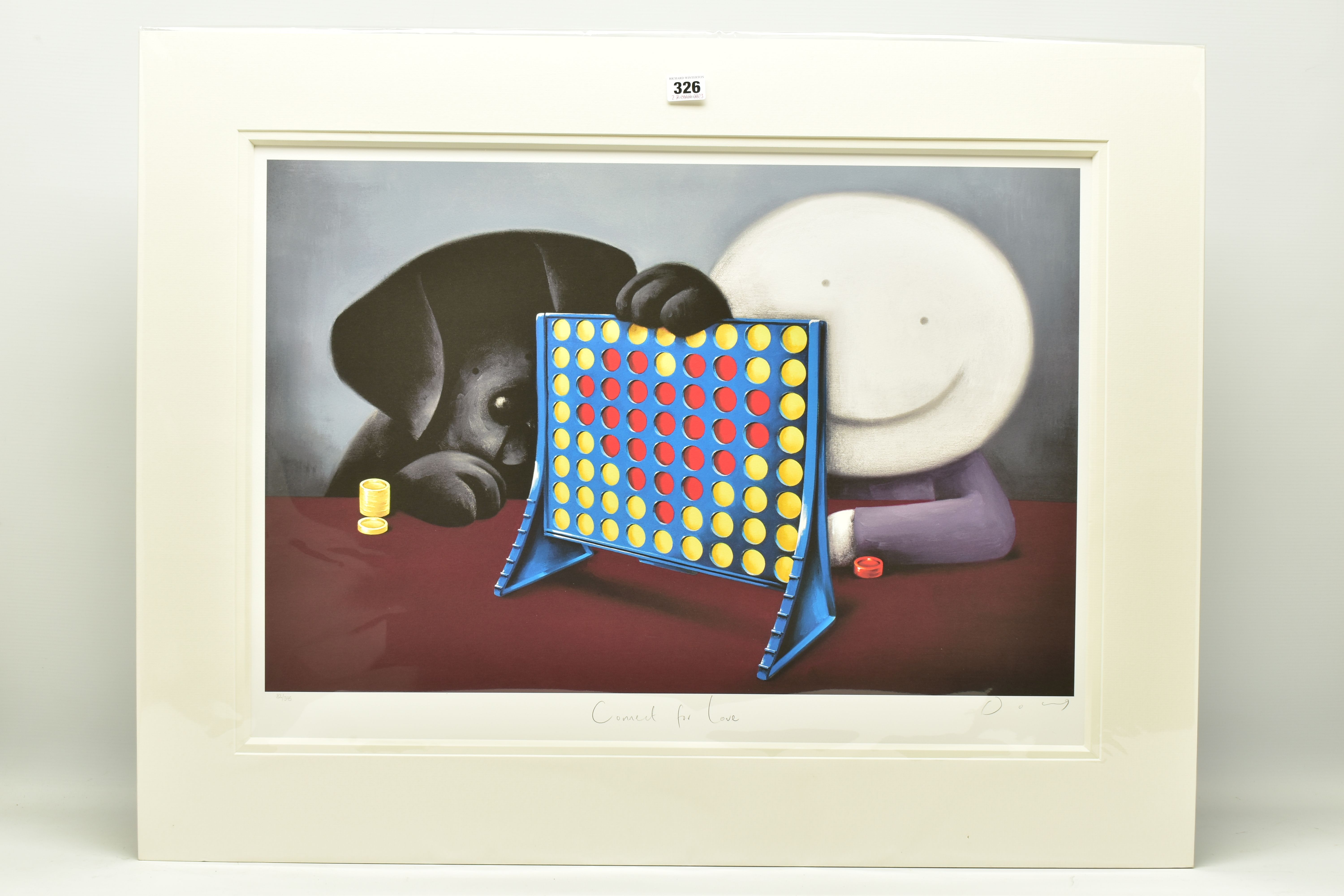 DOUG HYDE (BRITISH 1972) 'CONNECT FOR LOVE', a signed limited edition print on paper depicting a
