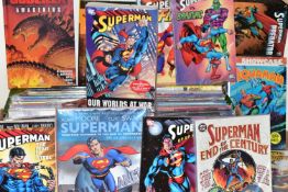 COLLECTION OF MOSTLY SEALED SUPERMAN COMICS, approximately 45 comics, mostly Superman compilation