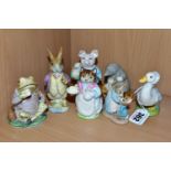 A COLLECTION OF BESWICK AND ROYAL ALBERT BEATRIX POTTER FIGURES, comprising a Beswick Rebeccah