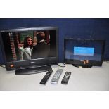 A SONY KDL-20S2030 20in TV with remote and a Polaroid PLV68155S67 15.5in TV with remote (both PAT