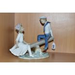 A LLADRO 'SEESAW' FIGURINE, 1255 designed by Vincente Martinez 1974-1992 (1) (Condition report: no