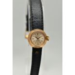 A LADIES 'ROLEX ORCHID' CHAMELEON WRISTWATCH, a hand wound movement, round dial signed 'Rolex