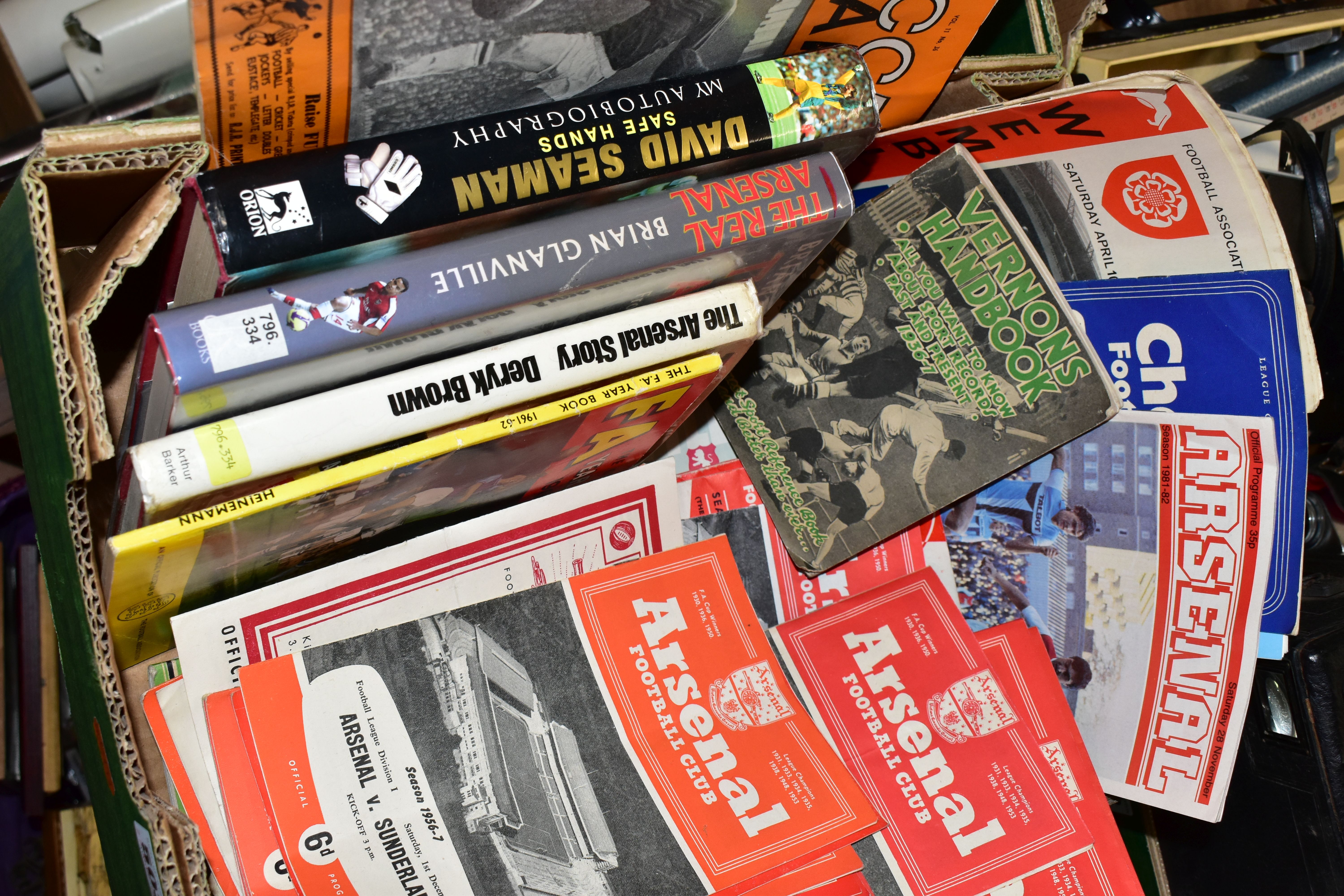 FOOTBALL EPHEMERA, one box containing a collection of football match day programmes from 1949- - Image 2 of 3