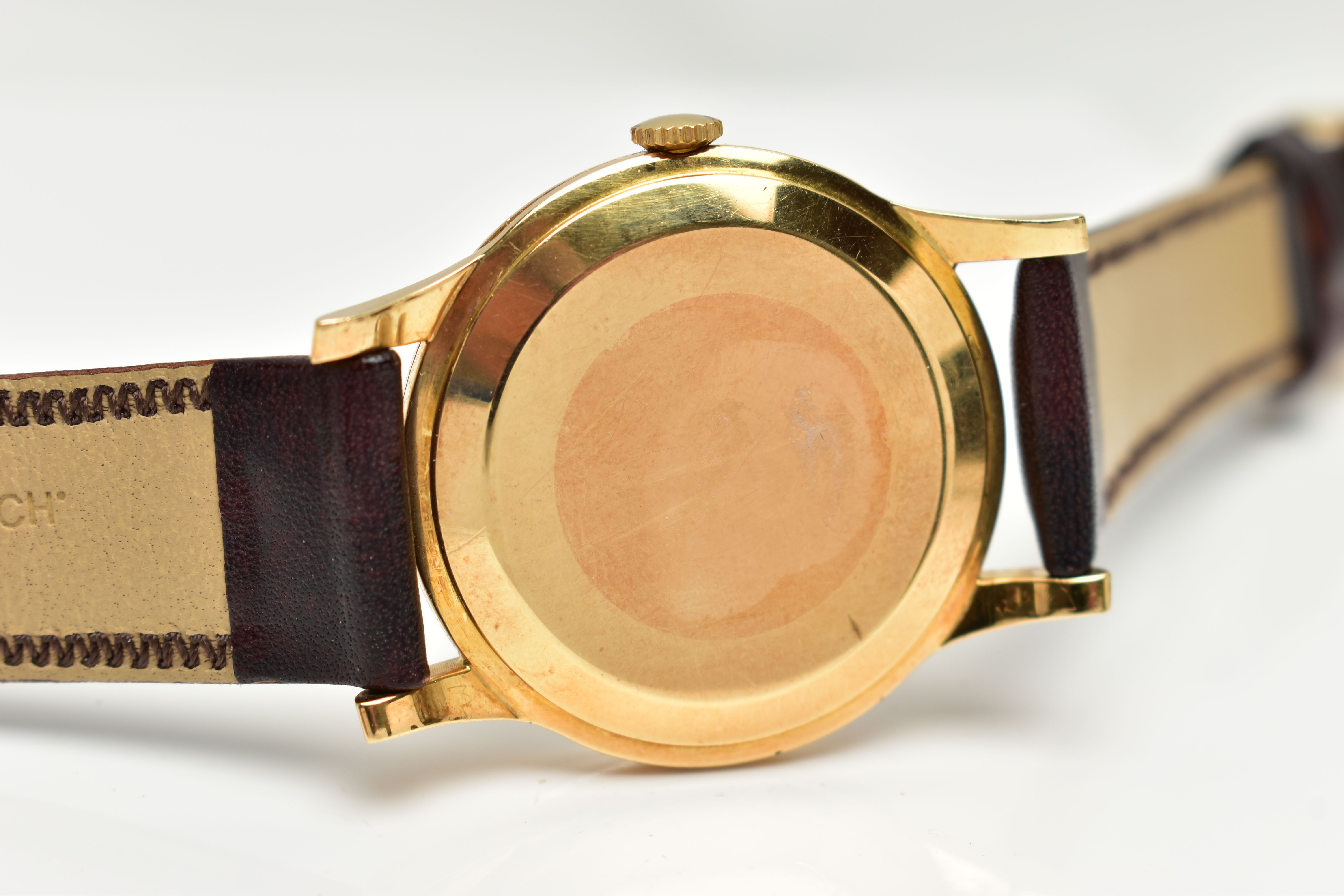 AN 18CT GOLD GENTS 'ROLEX, PRECISION' WRISTWATCH, hand wound movement, round dial, signed 'Rolex' - Image 6 of 7