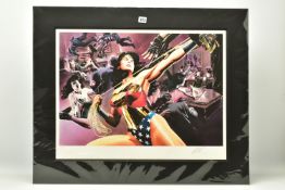 ALEX ROSS FOR DC COMICS (AMERICAN CONTEMPORARY) 'WONDER WOMAN DEFENDER OF TRUTH', a signed limited