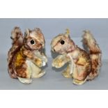 TWO STEIFF 'PERRI' SQUIRRELS, based on the squirrel from the 1957 Disney film of the same name, each