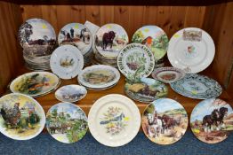 A GROUP OF CABINET AND COLLECTOR'S PLATES, comprising a City of Coventry Silver Jubilee