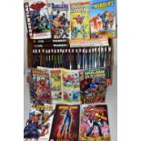 BOX OF APPROXIMATELY 40 MARVEL COMPILATION COMICS, comics are mostly Marvel Epic Collections, and