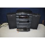 A SONY LBT-N255 HI-FI SYSTEM with pair of Sony SS-A-300 speakers (PAT pass and working) and a