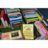 THREE BOXES OF BOOKS containing approximately seventy-five miscellaneous titles, mostly relating