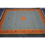 A INDIAN GABBEH RUG, 299cm x 201cm