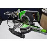 A EVOLUTION FURY3-XL MITRE SAW with pivoting base (PAT pass and working)