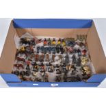 A QUANTITY OF ASSORTED HOLLOWCAST LEAD FIGURES, majority are Britains or John Hill & Co. figures, to