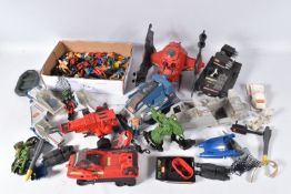A QUANTITY OF UNBOXED AND ASSORTED ACTION FORCE FIGURES, VEHICLES AND ACCESSORIES, all in playworn