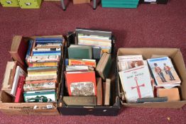 THREE BOXES OF MILITARY RELATED HARD AND SOFT BACK BOOKS, to include a Royal Engineers journal,