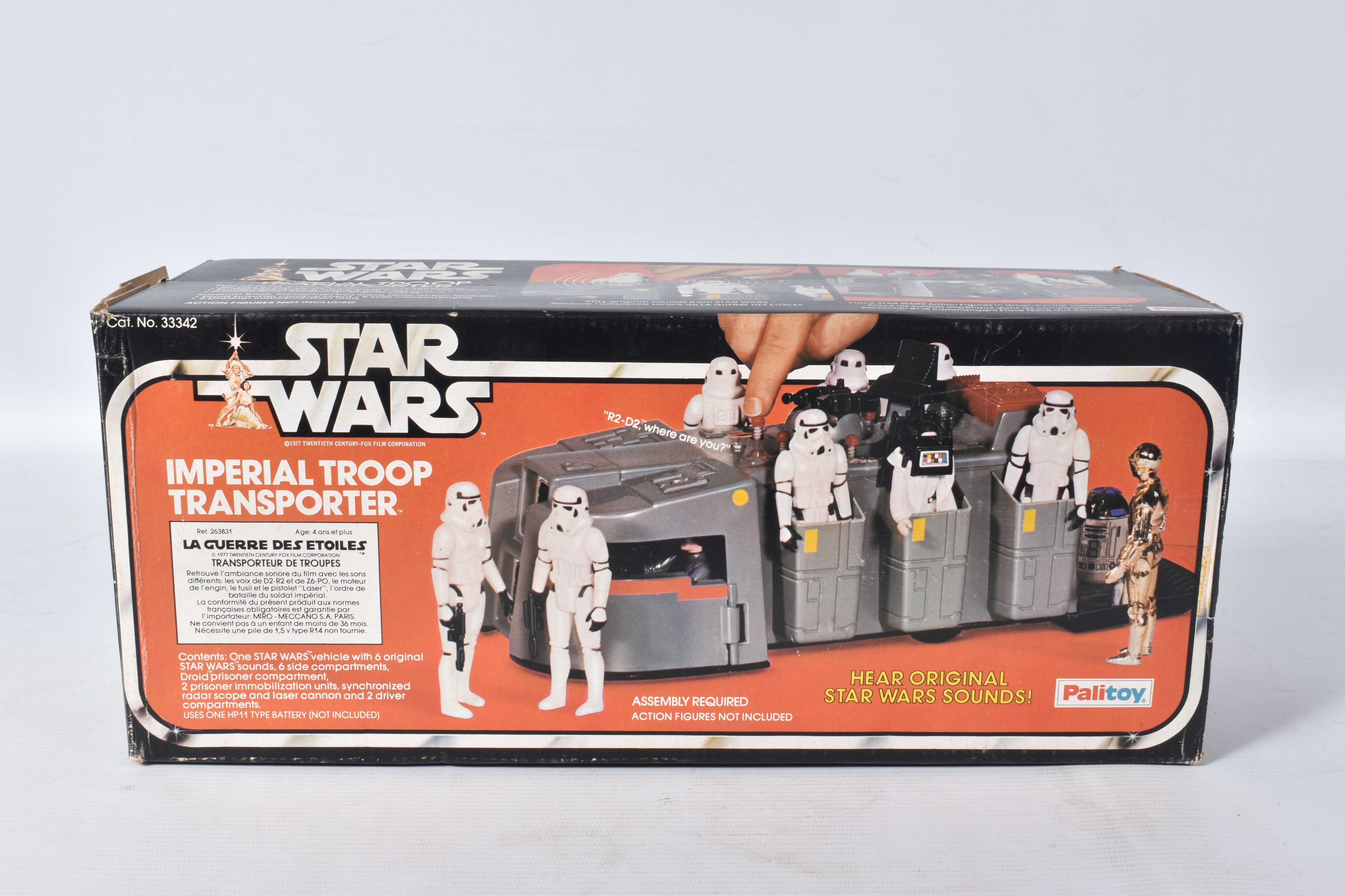 A BOXED PALITOY STAR WARS IMPERIAL TROOP TRANSPORTER, no. 33342, Sellotape has been removed from - Image 12 of 14