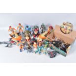 A QUANTITY OF UNBOXED AND ASSORTED MAINLY LJN TOYS THUNDERCATS FIGURES AND VEHICLES, to include