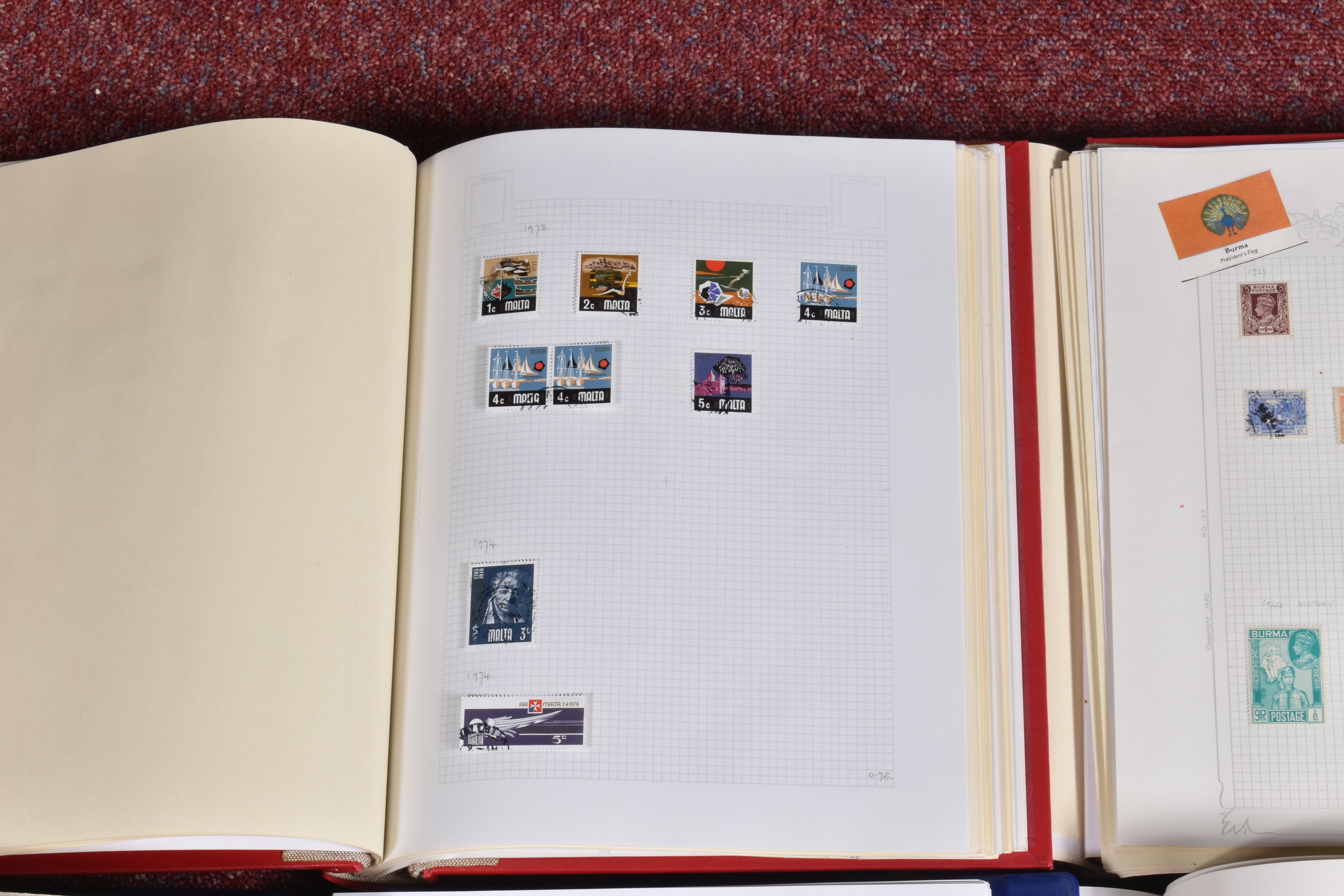 WORLDWIDE COLLECTION OF STAMPS IN SEVEN ALBUMS WITH STRENGTH IN MINT (MOUNTED) GB TO 2009 - Image 2 of 8