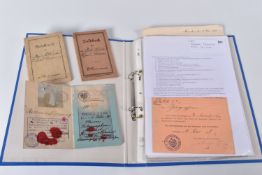 RICHARD DOMEIER, WWI SERGEANT INFANTRY / TELEGRAPH INSPECTOR, includes Photograph permit by the