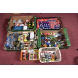 A QUANTITY OF BOXED AND UNBOXED DIECAST VEHICLES, boxed items to include Matchbox, Corgi, Safir (not