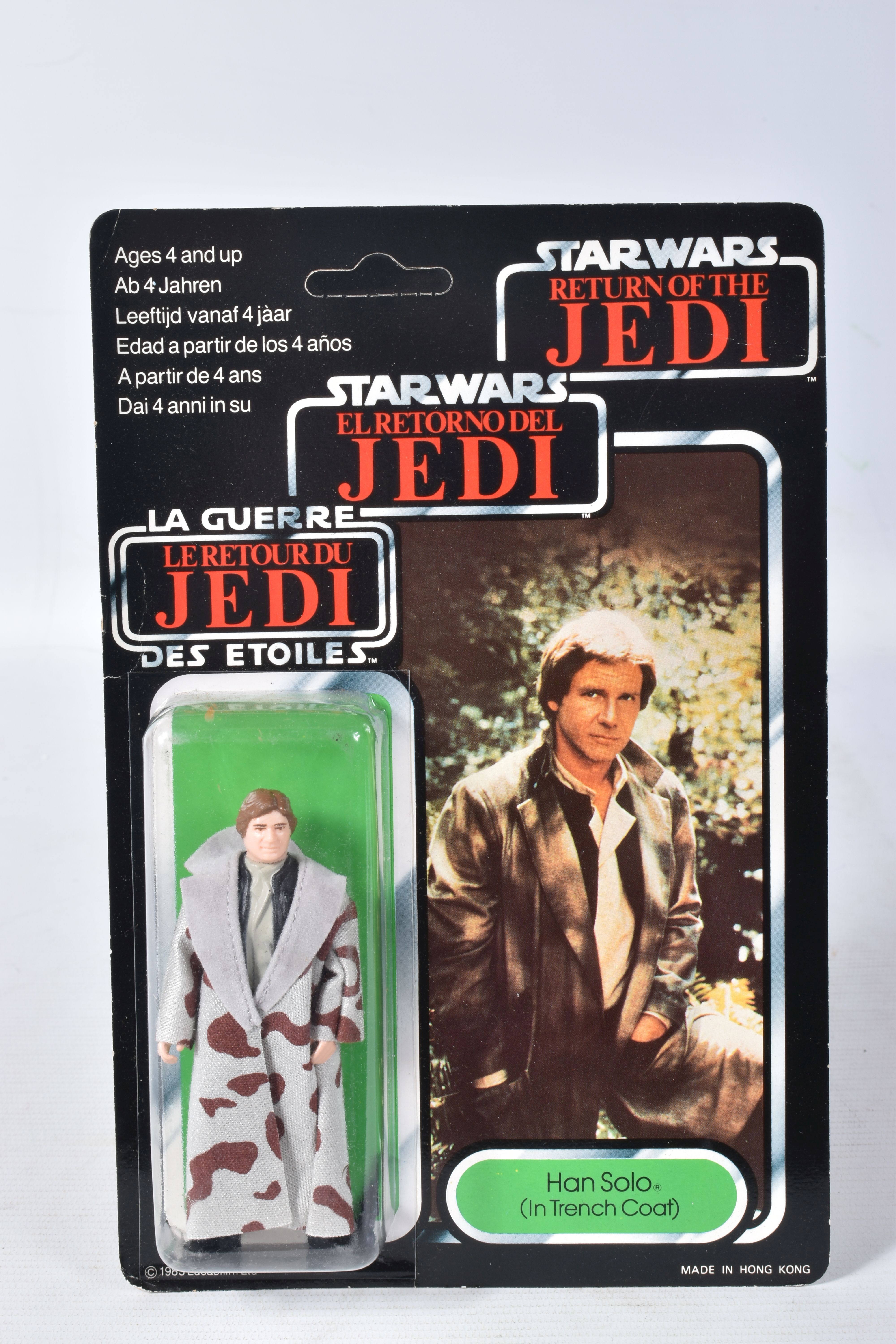 TWO SEALED PALITOY STAR WARS TRILOGO 'RETURN OF THE JEDI' FIGURES TO INCLUDE HAN SOLO (IN TRENCH - Image 13 of 23