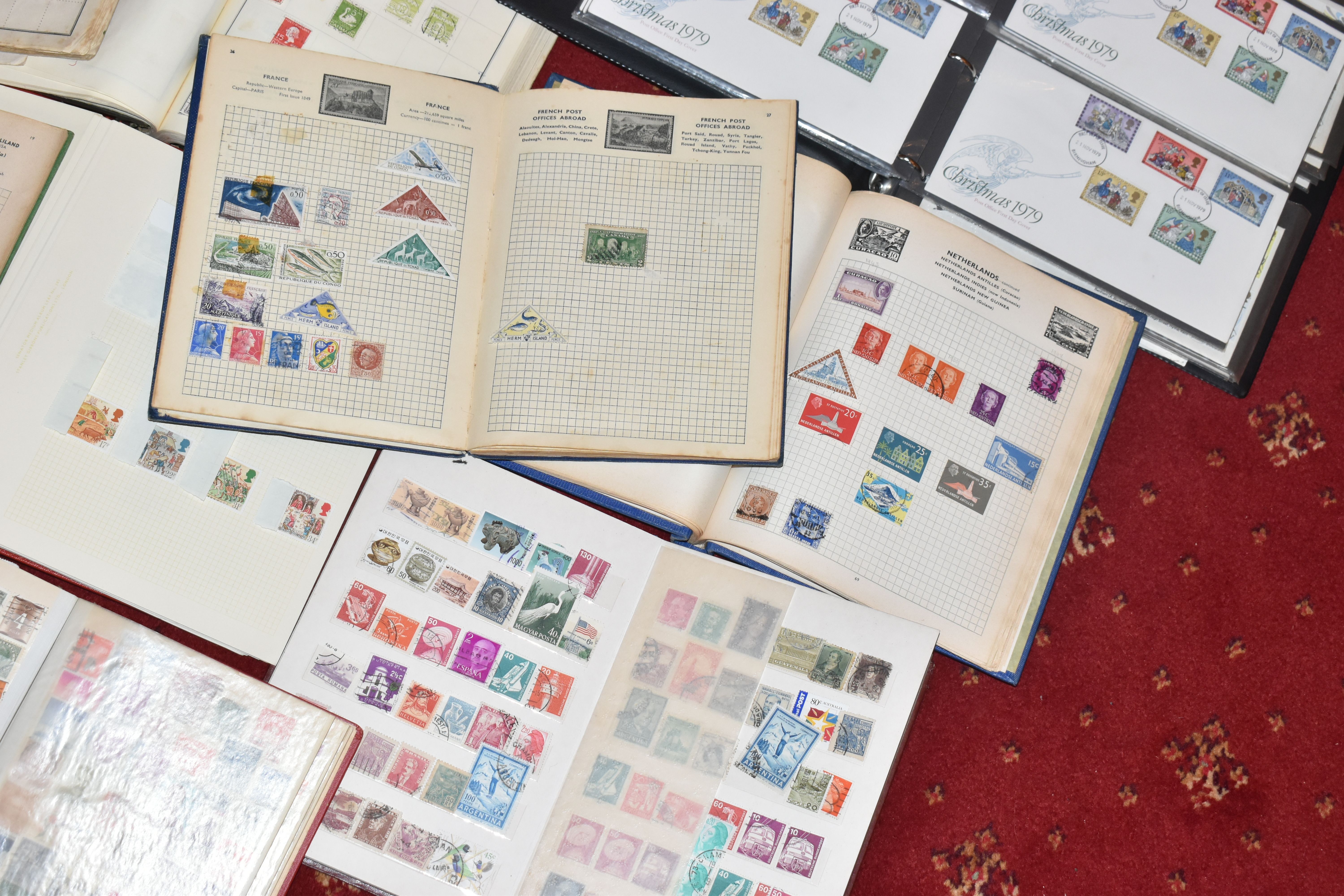 MASSIVE ACCUMULATION OF STAMPS IN EIGHT BOXES, comprises single country collections, duplicates in - Image 10 of 22