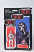 A SEALED PALITOY STAR WARS TRILOGO 'RETURN OF THE JEDI' DEATH STAR DROID, 1983, 70 back, sealed pack