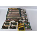 A COLLECTION OF EDDIE STOBART RELATED DIECAST VEHICLES, to include Corgi Classics Motorway Trucks