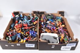 A QUANTITY OF UNBOXED AND ASSORTED ACTION FIGURES, all in playworn condition, to include Bandai