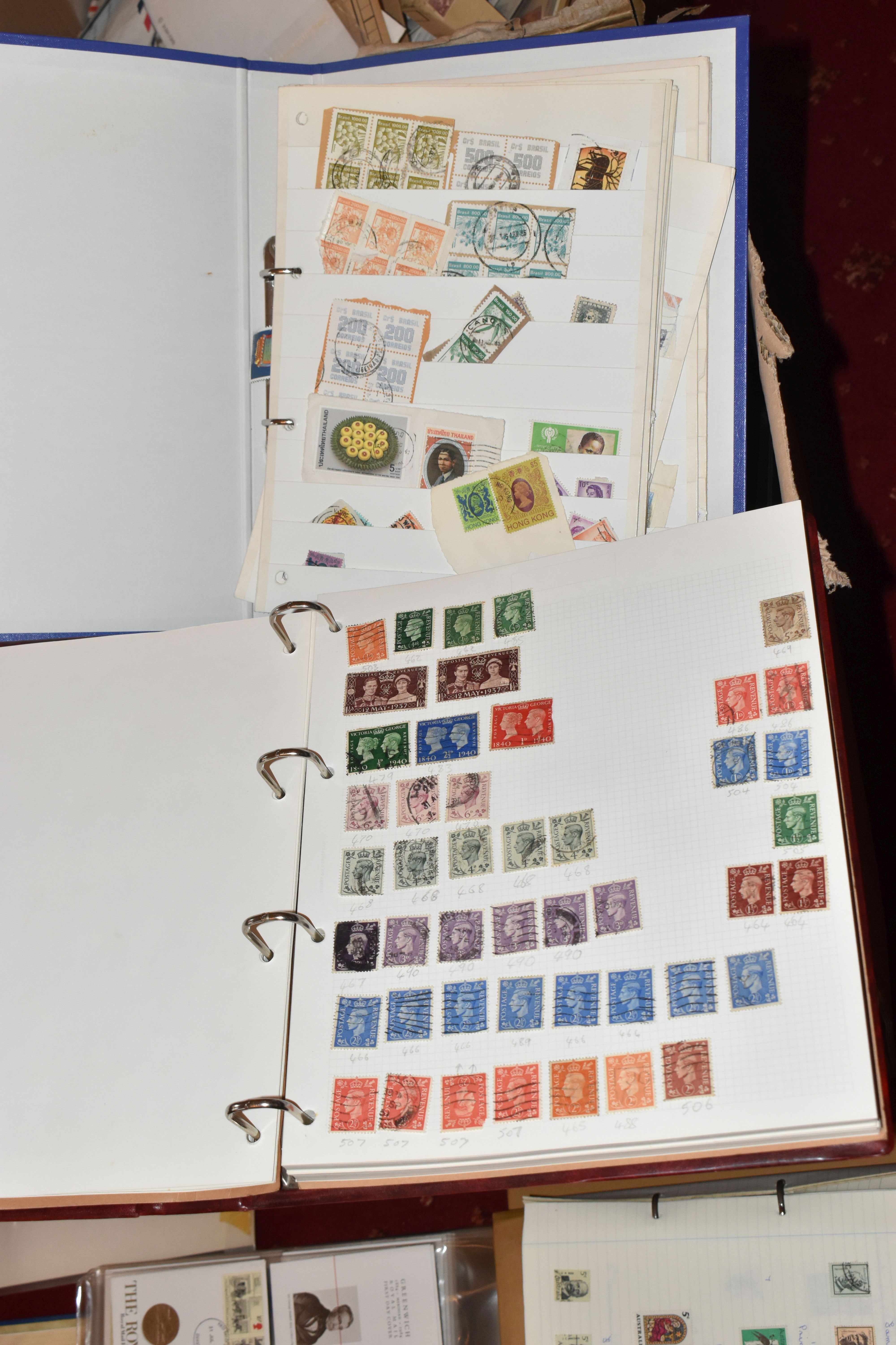 MASSIVE ACCUMULATION OF STAMPS IN EIGHT BOXES, comprises single country collections, duplicates in - Image 5 of 22