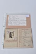 SS WEHRPASS (SERVICE) BOOK for Wilhelm Umlaü, DOB 15/02/1912, place Cologne (1) Customers must