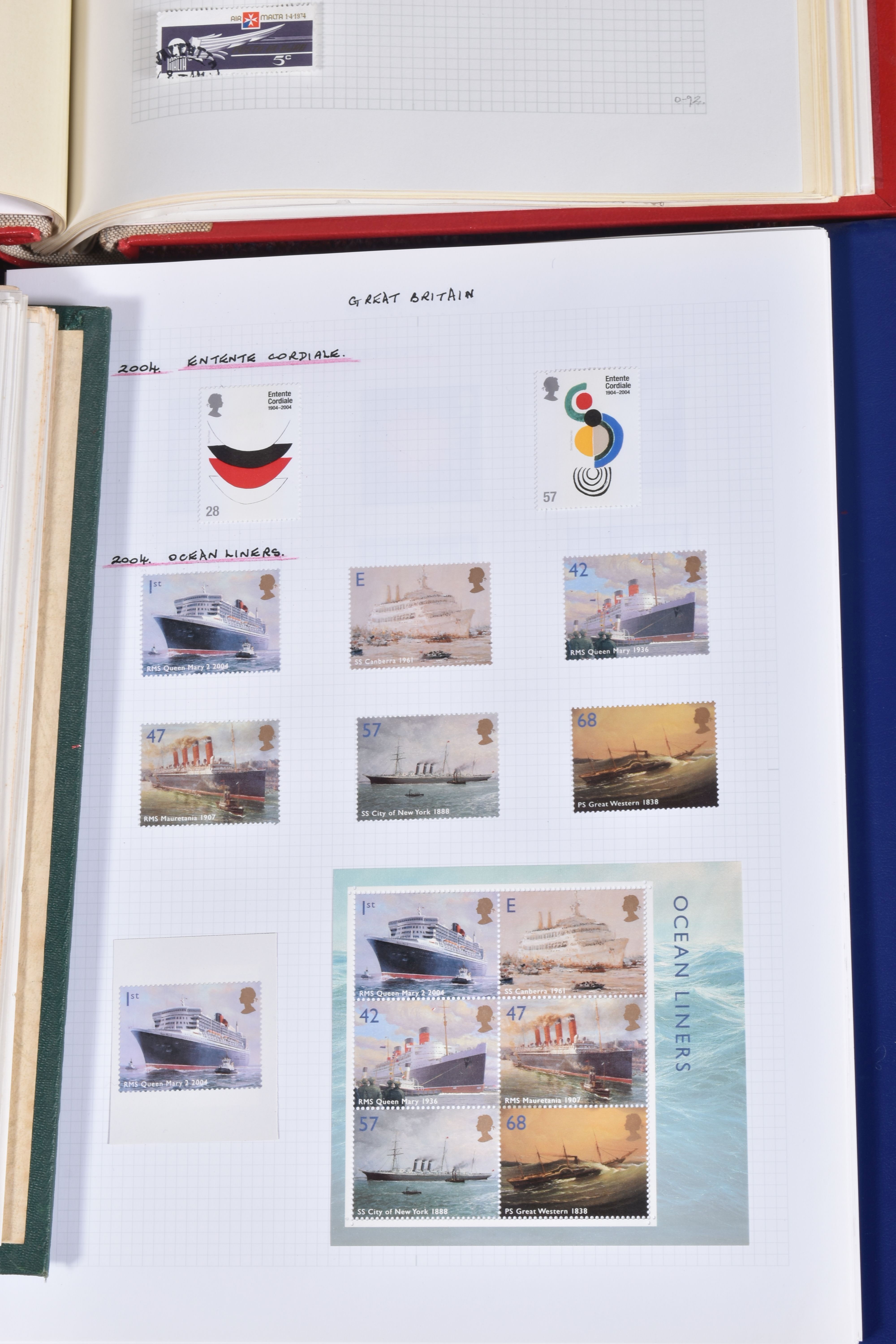 WORLDWIDE COLLECTION OF STAMPS IN SEVEN ALBUMS WITH STRENGTH IN MINT (MOUNTED) GB TO 2009 - Image 6 of 8