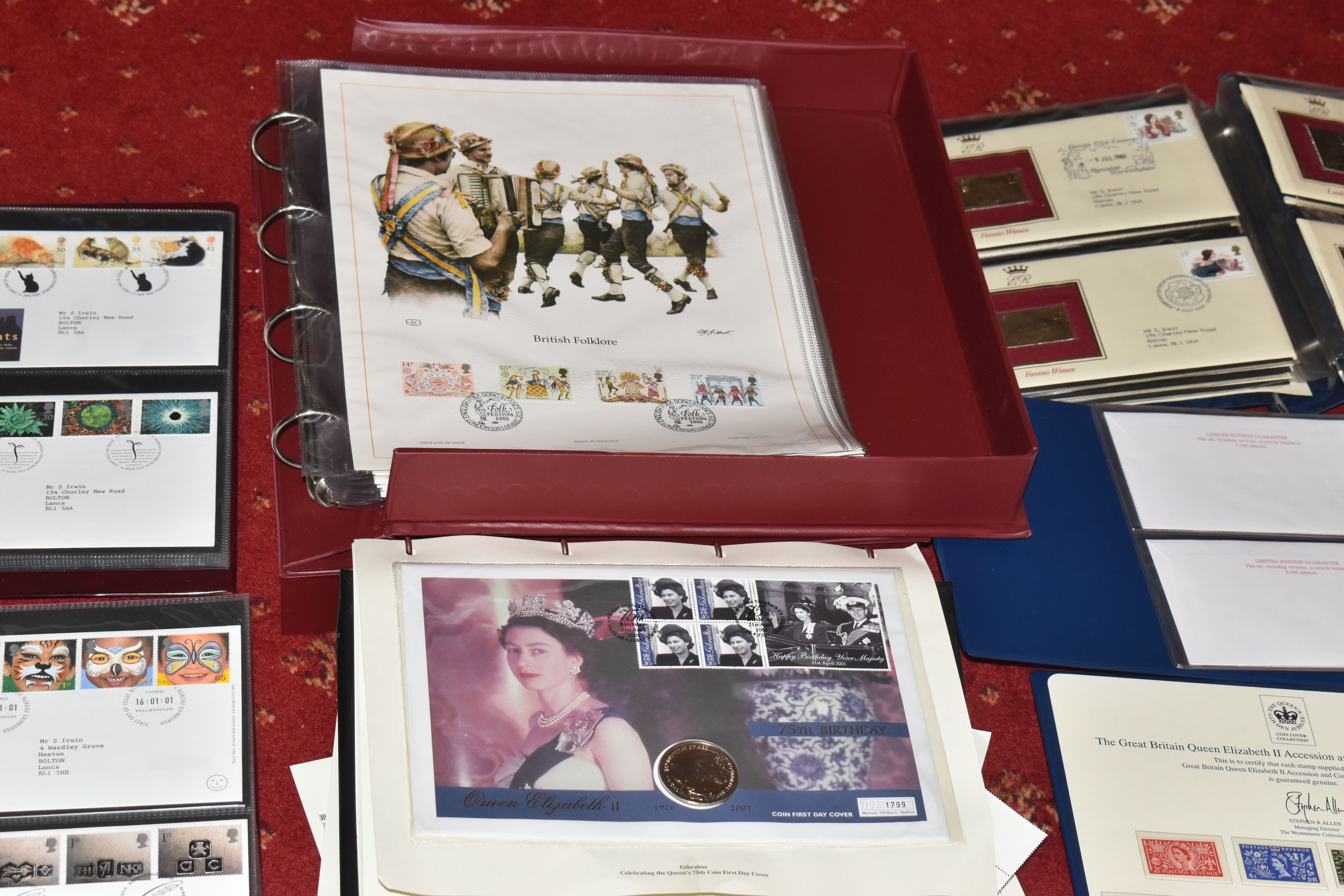 LARGE COLLECTION OF MAINLY GB FDCS AND A WORLDWIDE STAMP COLLECTION IN TWO BOXES, we note GB fdcs to - Image 7 of 16