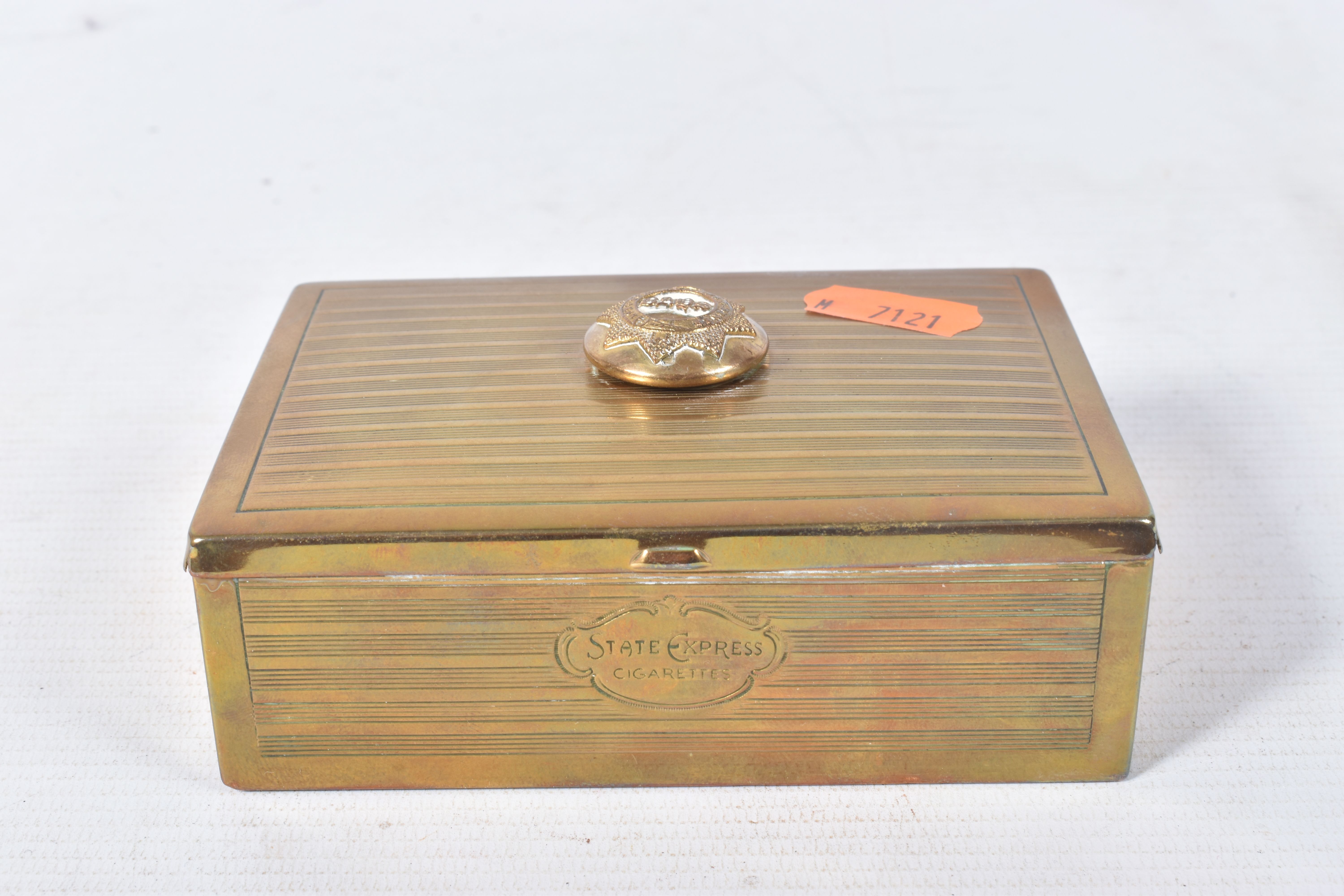 A WINSTON CHURCHILL BISCUIT TIN, containing a hallmarked silver cigarette holder, a cased set of - Image 8 of 17