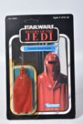 A SEALED KENNER STAR WARS 'RETURN OF THE JEDI' EMPEROR'S ROYAL GUARD, no. 70680, 1983, 77 back,