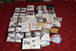 LARGE COLLECTION OF MAINLY GB FDCS AND A WORLDWIDE STAMP COLLECTION IN TWO BOXES, we note GB fdcs to