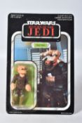A SEALED PALITOY STAR WARS 'RETURN OF THE JEDI' REE-YEES, 1983, 65 back, sealed pack with card