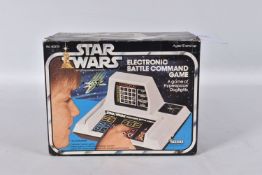 A BOXED KENNER STAR WARS ELECTRONIC BATTLE COMMAND GAME, no.40370 , sealed shut with tape, tape on