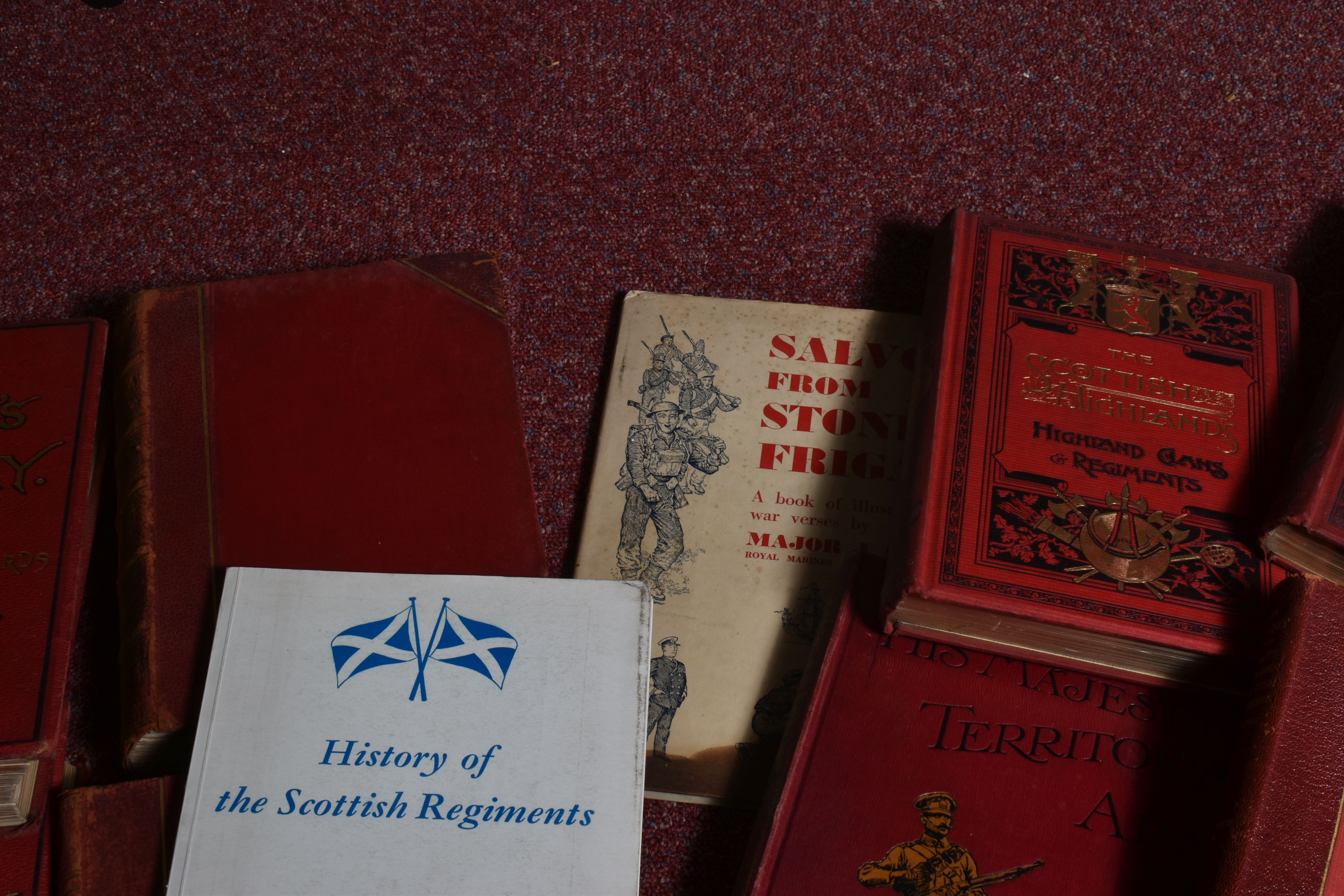 A GOOD SELECTION OF HARD BACK BOOKS, to include volumes 1 and 2 of 'Her Majesty's Army' by Walter - Image 6 of 9